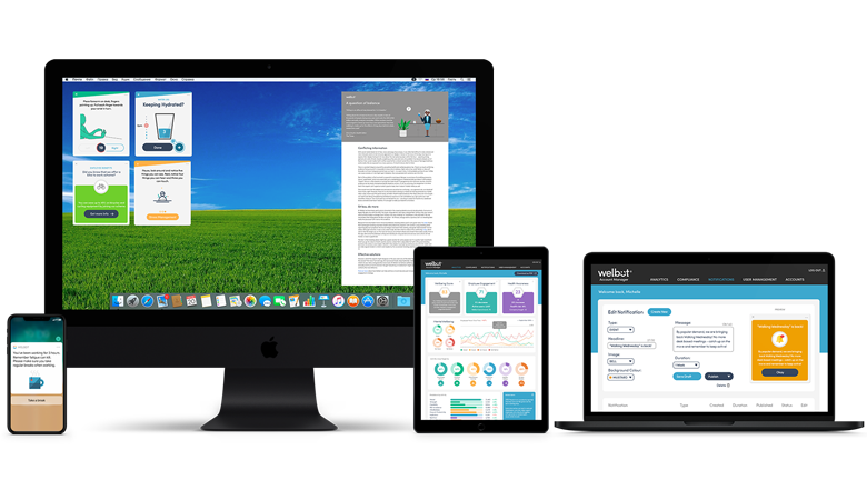 corporate wellness desktop app and program